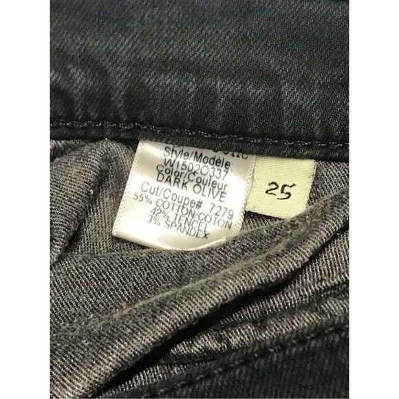 Rag & Bone Dark Olive Skinny Jeans - Picture 8 of 8